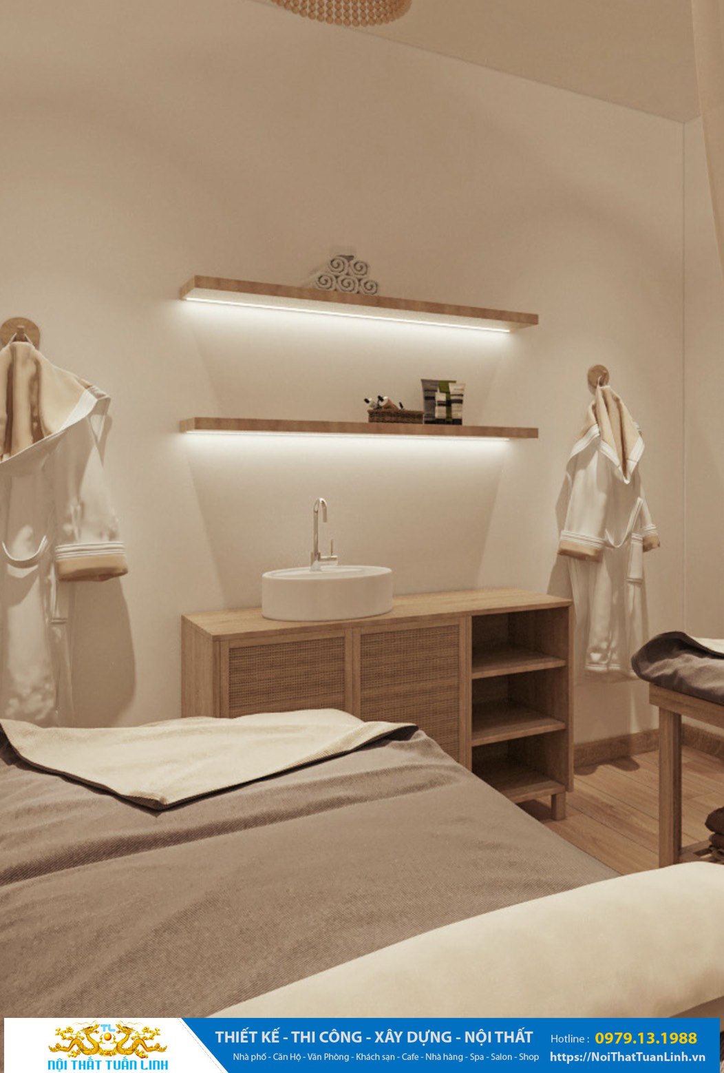 Báo giá Thiết kế nội thất spa trói thi công giá rẻ Bình Dương 4