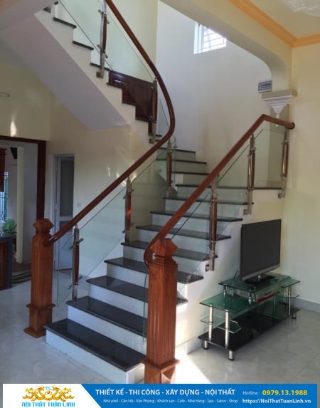 Báo giá Thiết kế thi công cầu thang nhà phố biệt thự Bình Dương 2