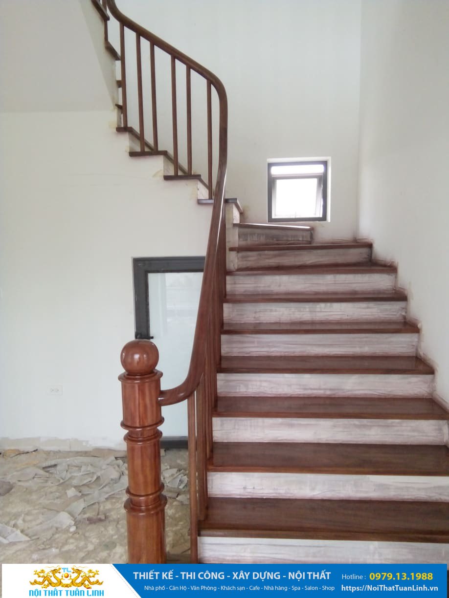 Báo giá Thiết kế thi công cầu thang nhà phố biệt thự Bình Dương 778