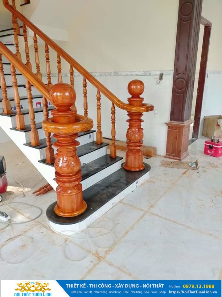 Báo giá Thiết kế thi công cầu thang nhà phố biệt thự Bình Dương 3