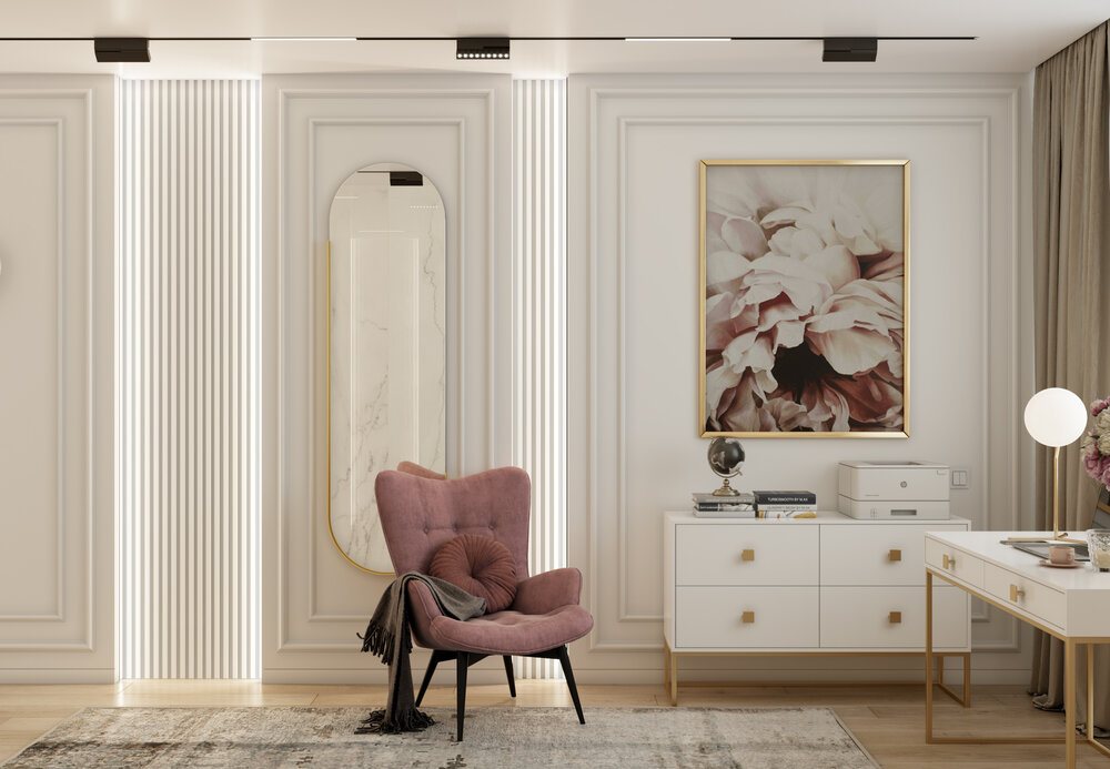 Thiết kế nội thất căn hộ chung cư 110m2 3 phòng ngủ hiện đại 13