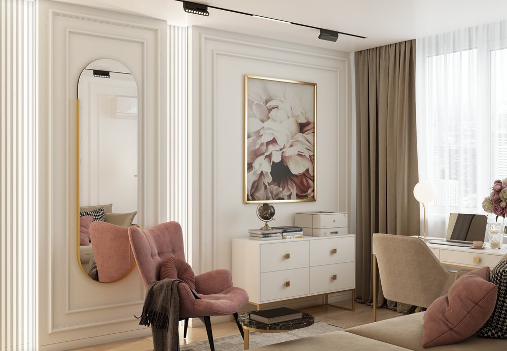 Thiết kế nội thất căn hộ chung cư 110m2 3 phòng ngủ hiện đại 14