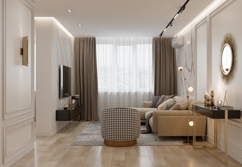 Thiết kế nội thất căn hộ chung cư 110m2 3 phòng ngủ hiện đại 25