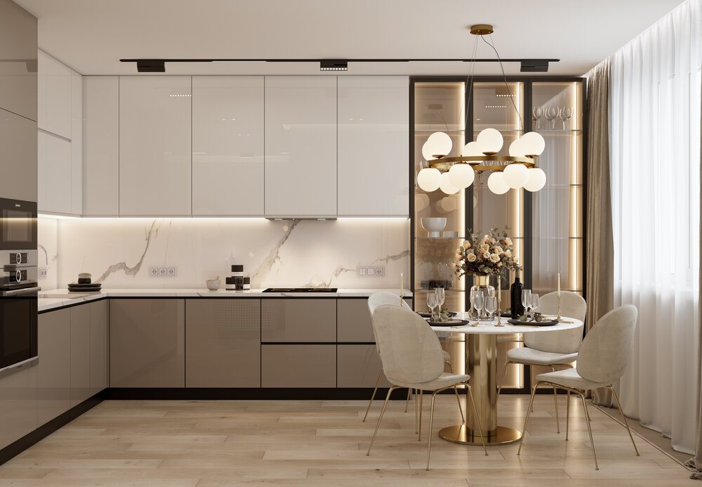 Thiết kế nội thất căn hộ chung cư 110m2 3 phòng ngủ hiện đại 4