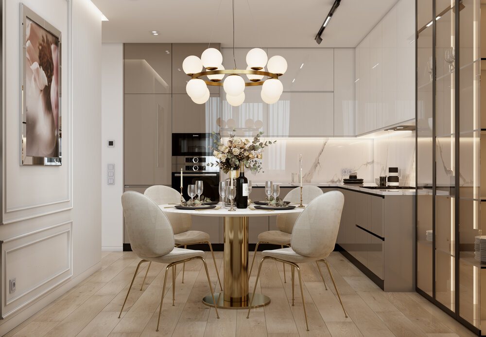 Thiết kế nội thất căn hộ chung cư 110m2 3 phòng ngủ hiện đại 5