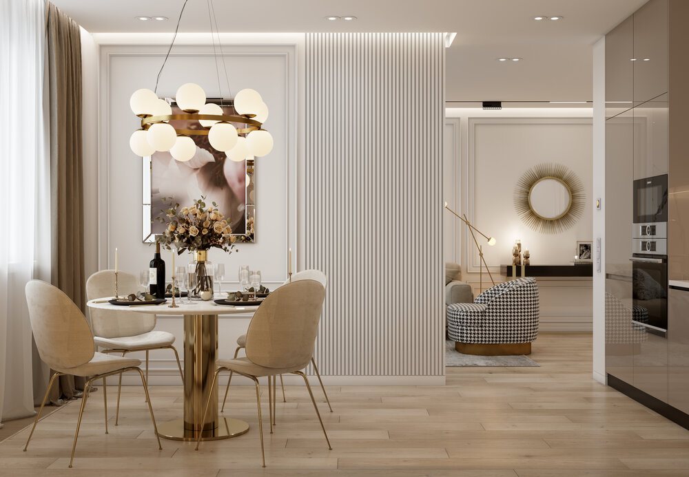 Thiết kế nội thất căn hộ chung cư 110m2 3 phòng ngủ hiện đại 56