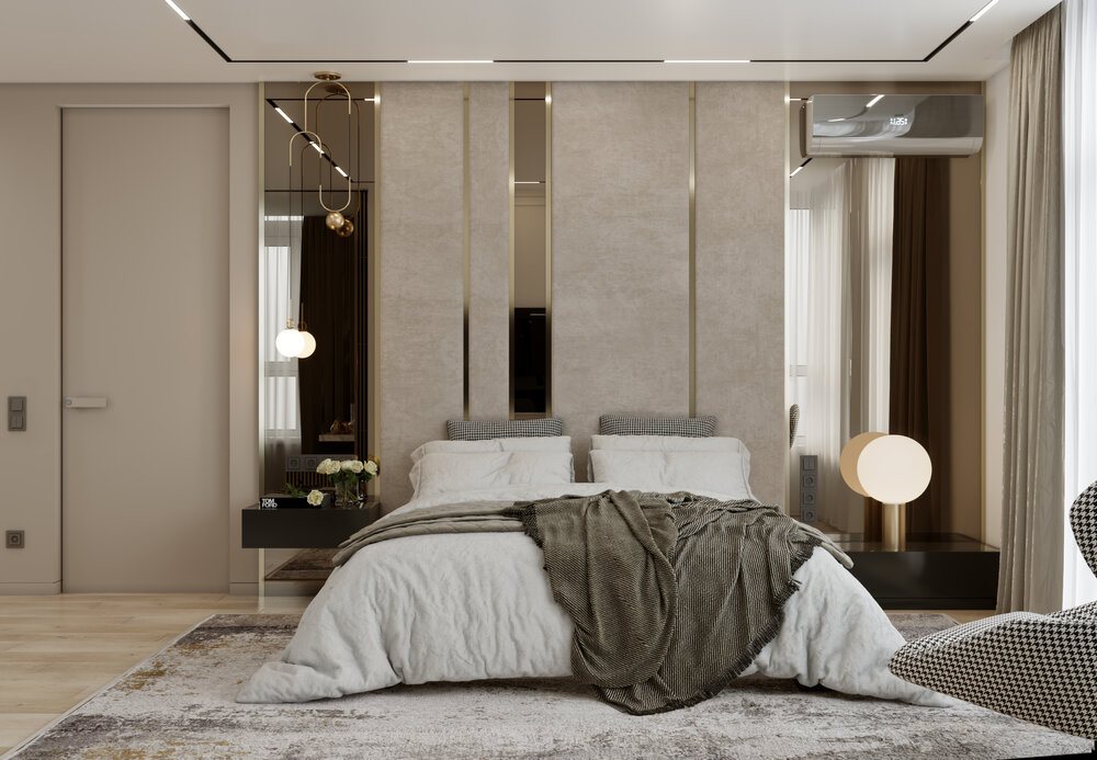 Thiết kế nội thất căn hộ chung cư 110m2 3 phòng ngủ hiện đại 8