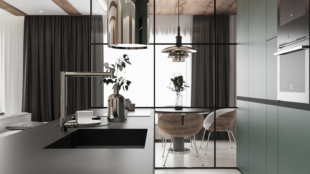 Mẫu thiết kế căn hộ chung cư 75m2 hiện đại cao cấp báo giá 3
