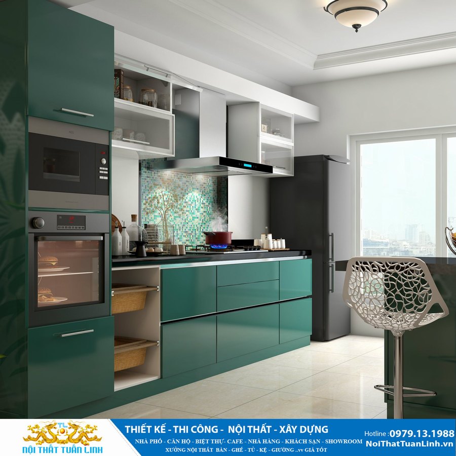 Báo giá thiết kế thi công tủ bếp giá rẻ tại Thủ Dầu Một Bình Dương 2