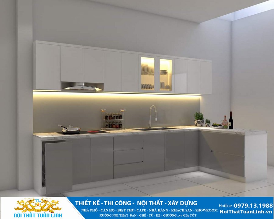 Báo giá thiết kế thi công tủ bếp giá rẻ tại Thủ Dầu Một Bình Dương 7