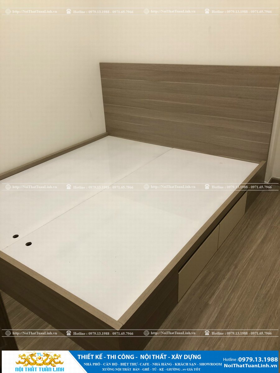 Giường ngủ gỗ công nghiệp giá rẻ Bình Dương báo giá 1