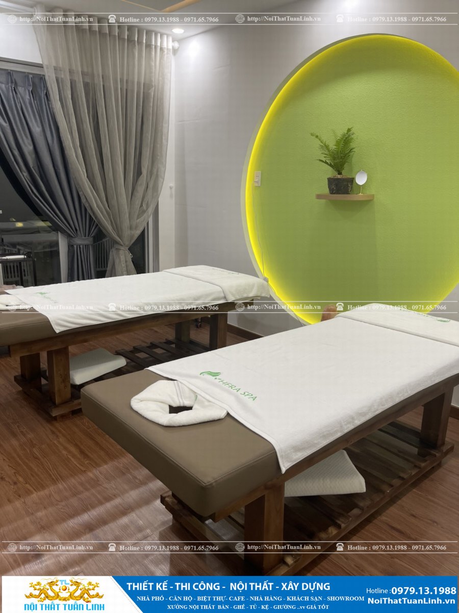 Thiết kế thi công nội thất Hera Spa tại Bình Dương 2