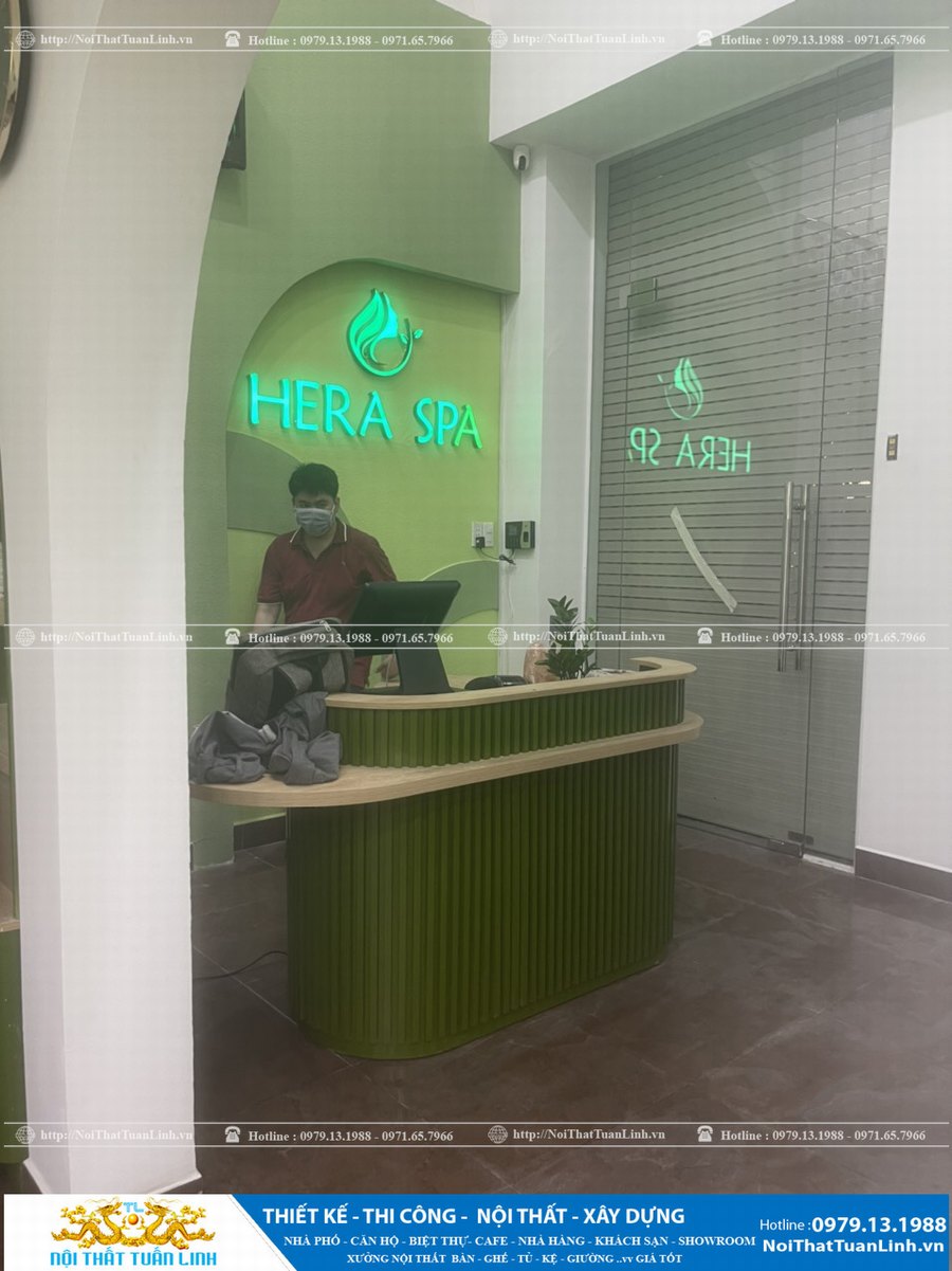 Thiết kế thi công nội thất Hera Spa tại Bình Dương 56