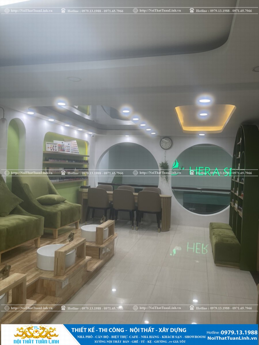 Thiết kế thi công nội thất Hera Spa tại Bình Dương 9