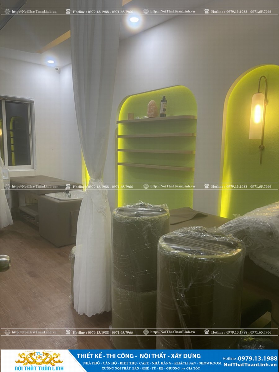 Thiết kế thi công nội thất Hera Spa tại Bìn 16h Dương