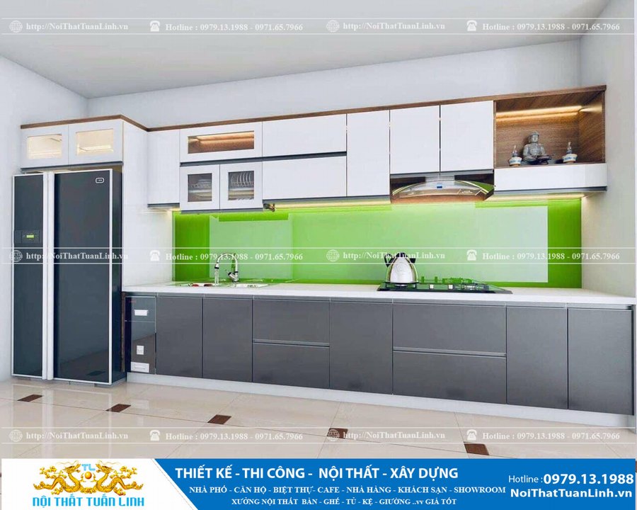 Thi công nội thất nhà bếp tại Thủ Dầu Một Bình Dương báo giá 