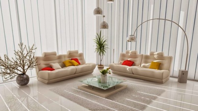 Mẫu thiết kế nội thất phòng khách đẹp mới 8