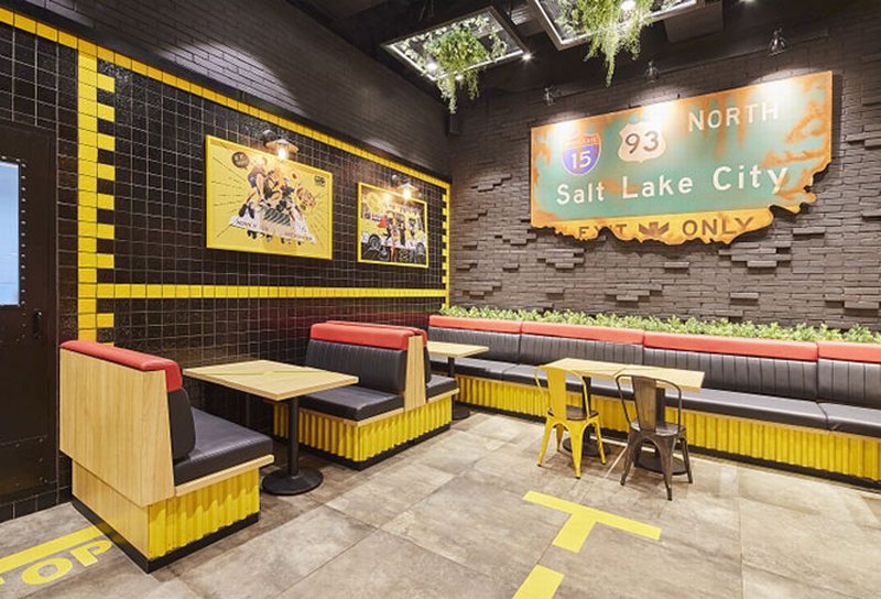 thiết kế nội thất nhà hàng BBQ với thiết kế nổi bật vui nhộn 2
