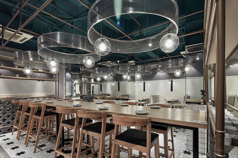 thiết kế nội thất nhà hàng trung hoa hiện đại kết hợp truyền thống 1