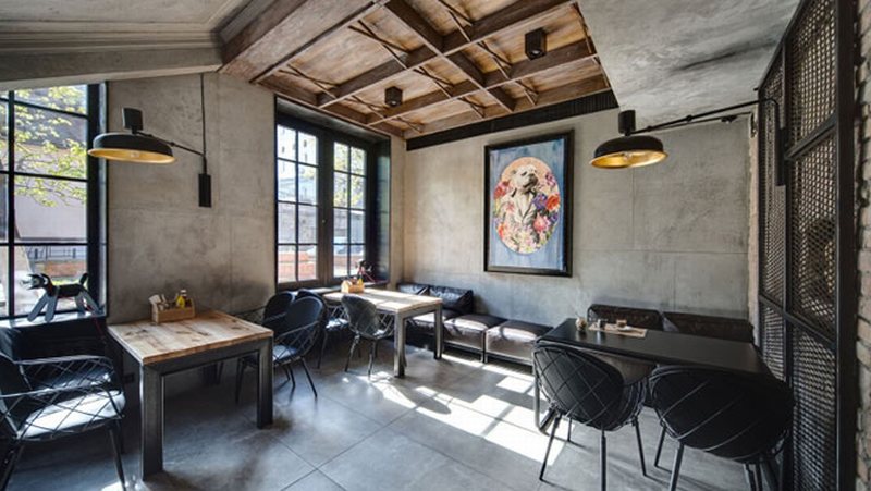 Thiết kế quán cafe đẹp phong cách RUSTIC 1