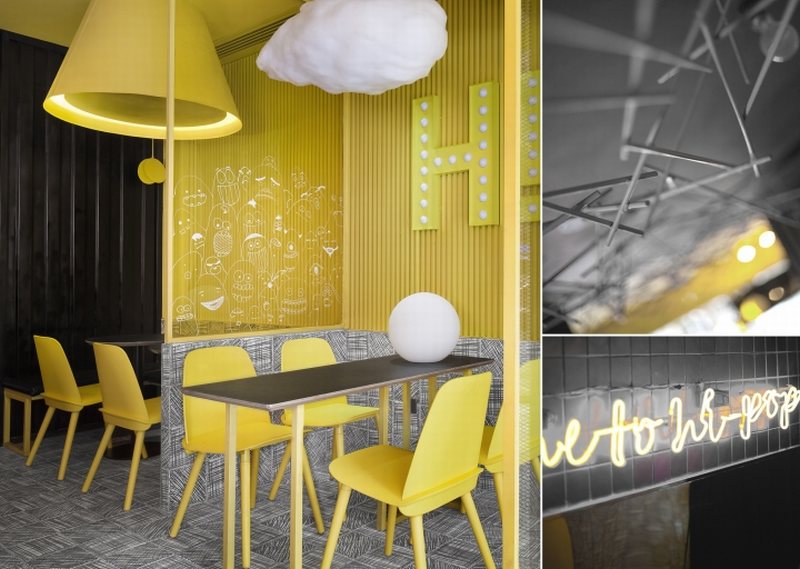 Thiết kế thi công nội thât quán cafe và trà sữa 4