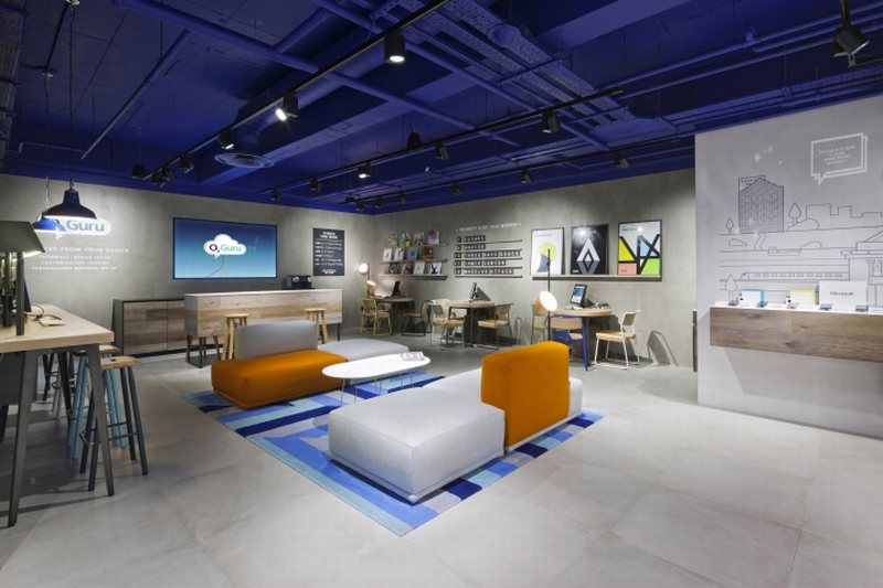 Thiết kế nội thất showroom điện thoại đẹp 1