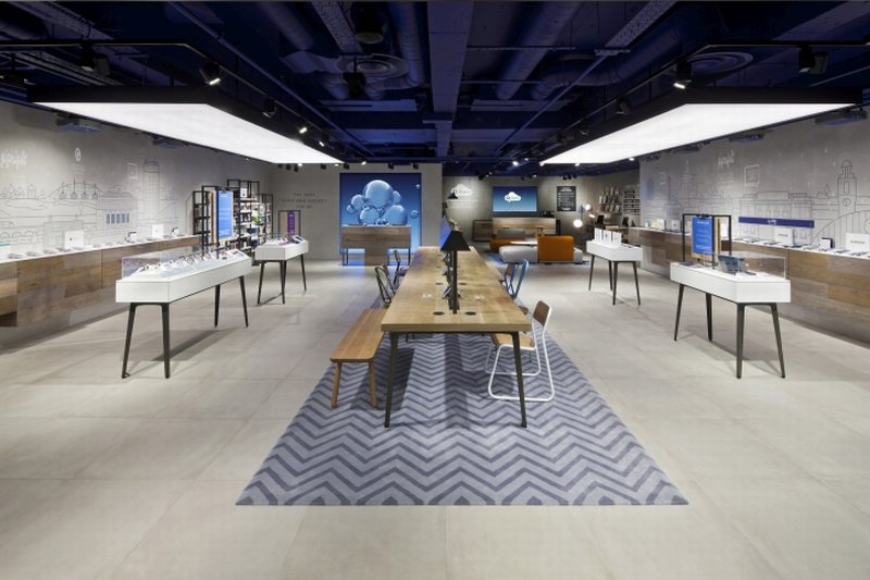 Thiết kế nội thất showroom điện thoại đẹp 2
