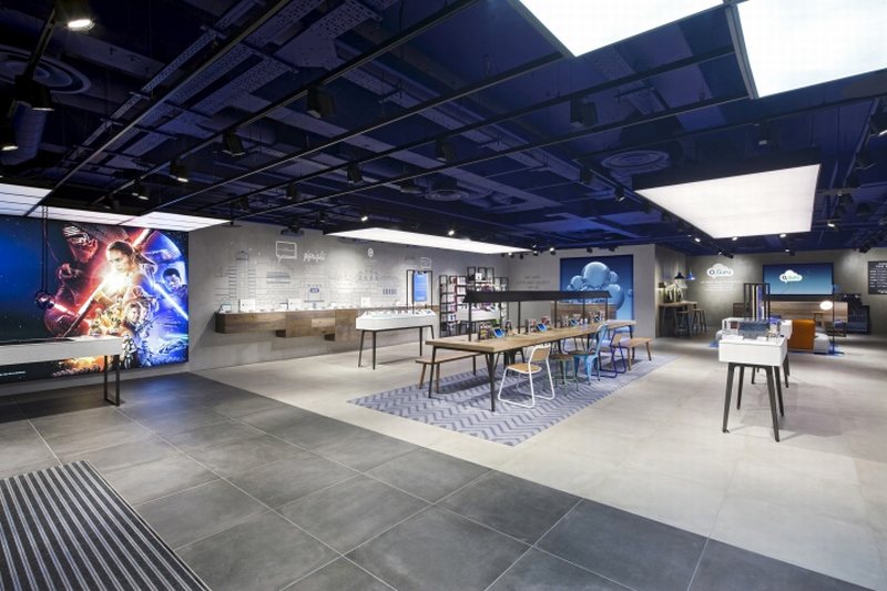 Thiết kế nội thất showroom điện thoại đẹp 7