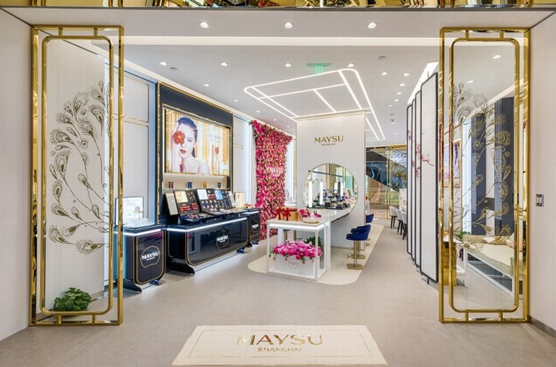 Thiết kế nội thất showroom mỹ phẩm đẹp nổi bật 88