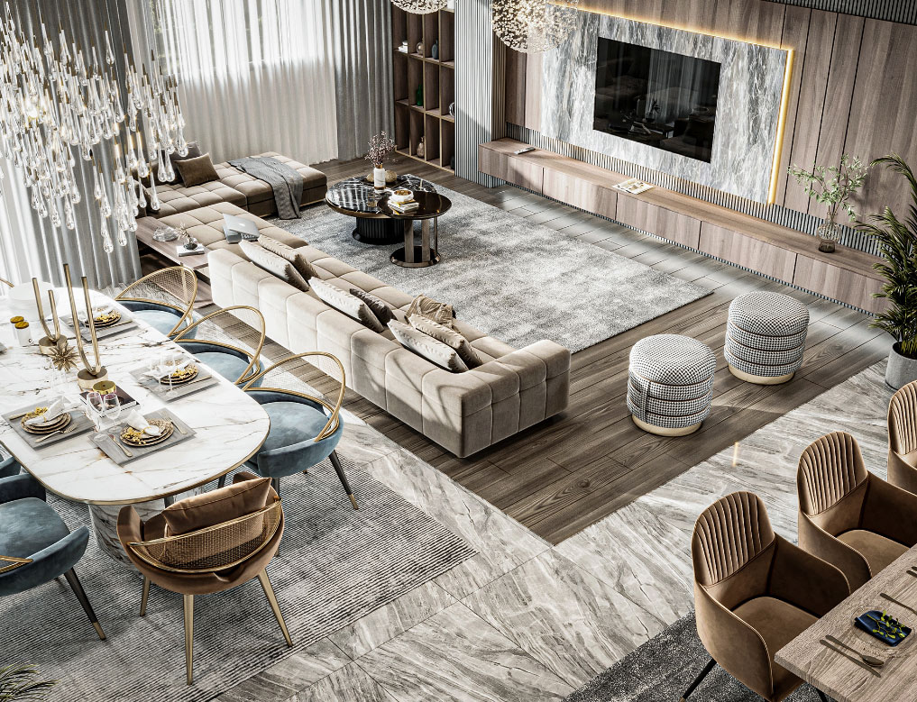 Nội thất luxury dành cho biệt thự sang trọng  1