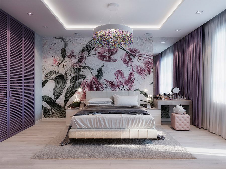 Một số mẫu thiết kế nội thất phòng ngủ căn hộ - nhà phố đẹp 1