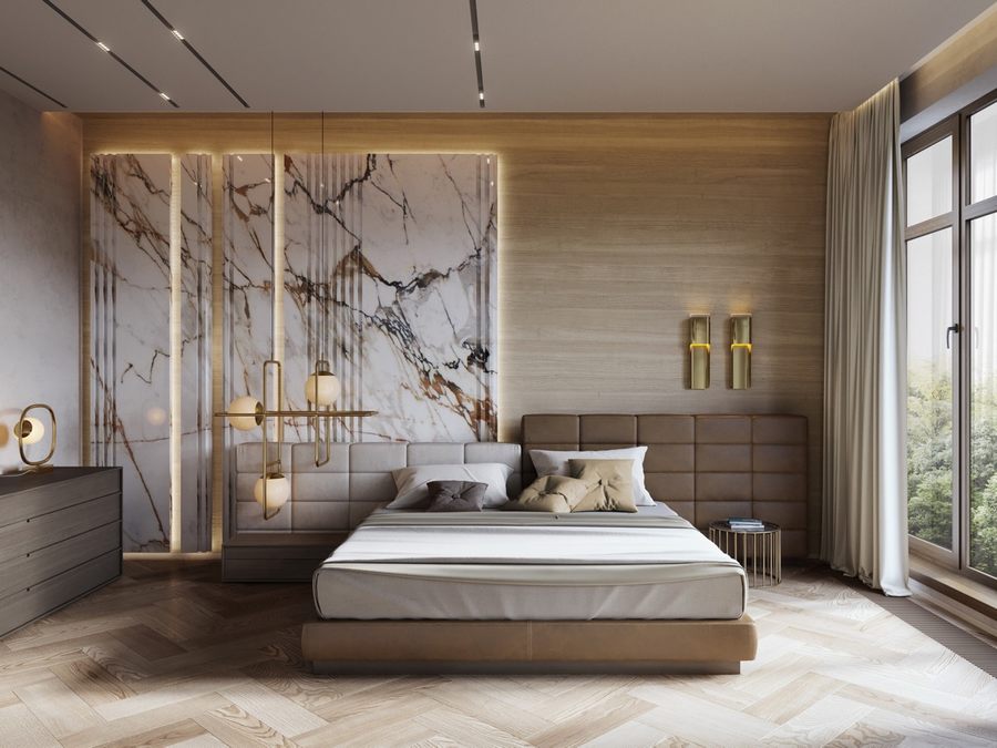 Một số mẫu thiết kế nội thất phòng ngủ căn hộ - nhà phố đẹp 2