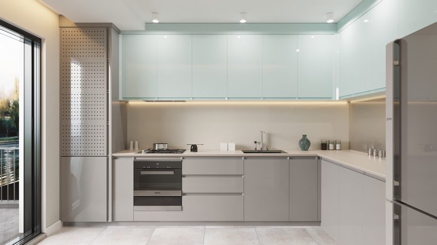 thiết kế nội thất nhà bếp căn hộ - nhà phố đẹp 1