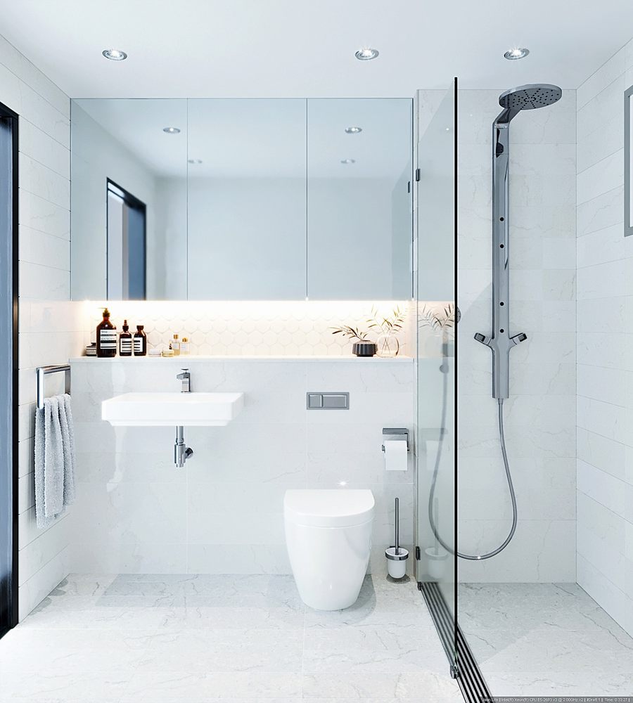 thiết kế nội thất phòng tắm căn hộ - nhà phố đẹp 34