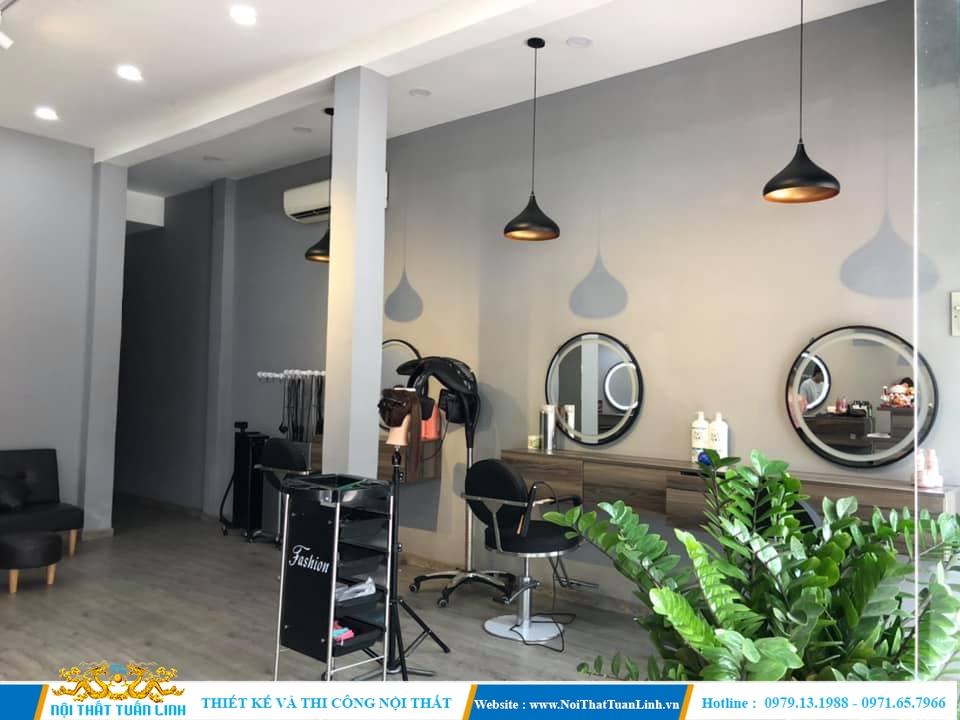 Thi công nội thất salon hair , nail , spa giá xưởng 1