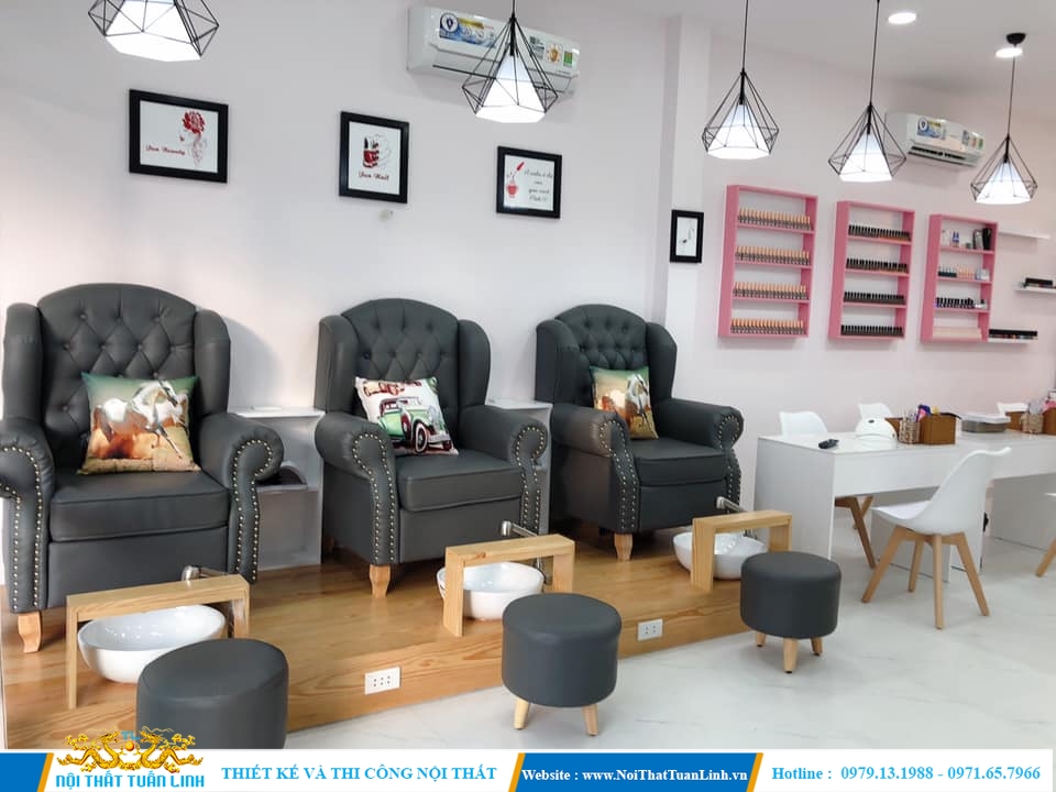 Thiết kế thi công salon Nail 1