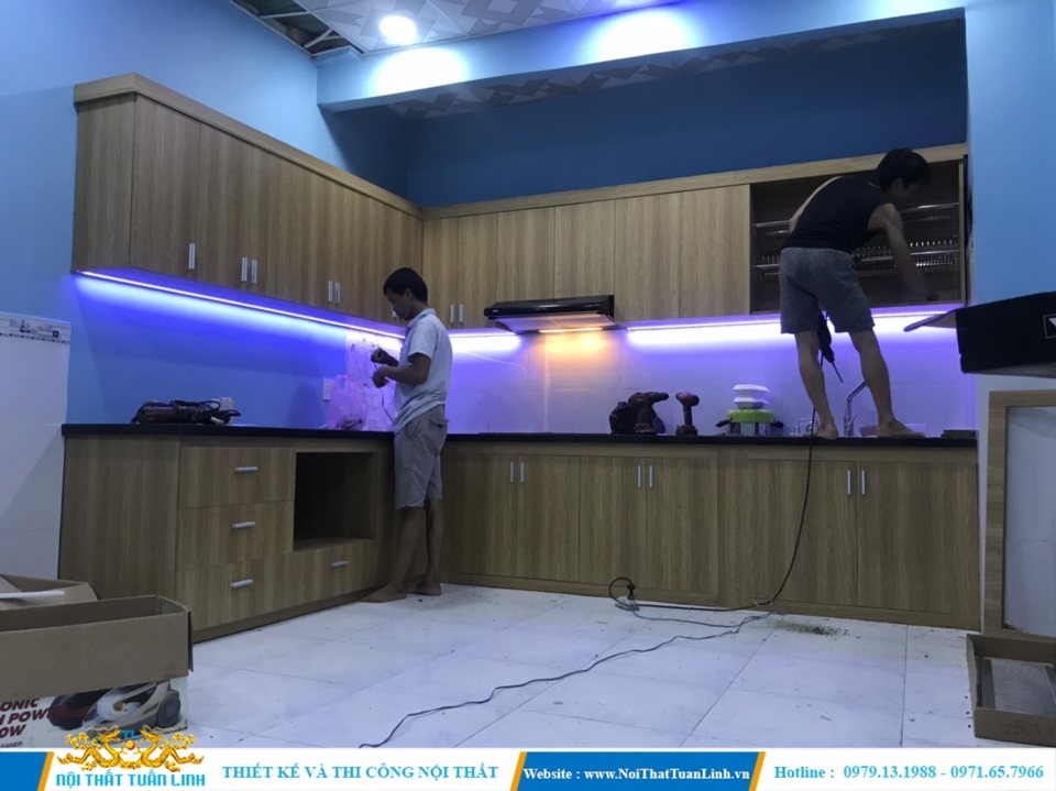 Thi công tủ bếp theo yêu cầu giá rẻ tốt tại Bình Dương 4