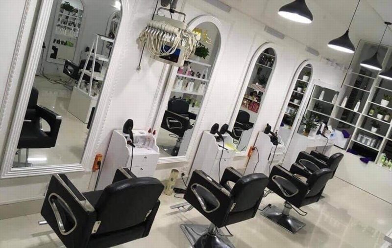 Hình ảnh thiết kế thi công salon tóc đẹp 10