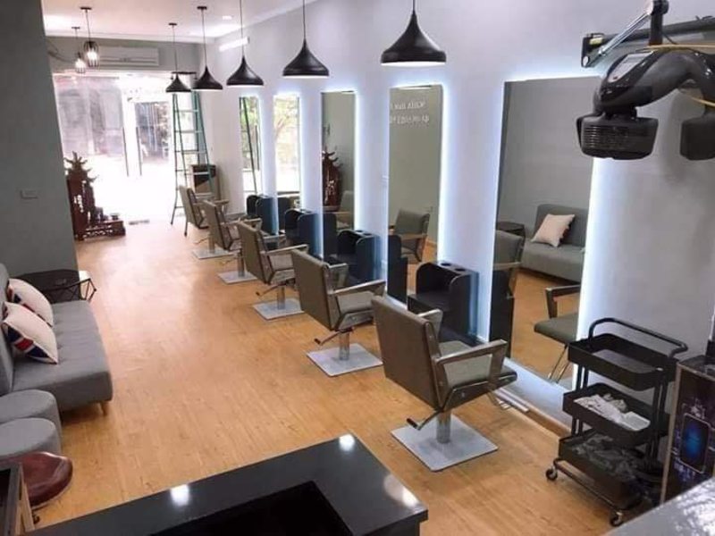 Hình ảnh thiết kế thi công salon tóc đẹp 18