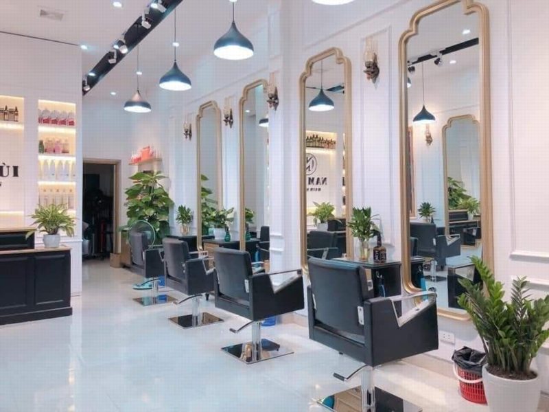 Hình ảnh thiết kế thi công salon tóc đẹp 16
