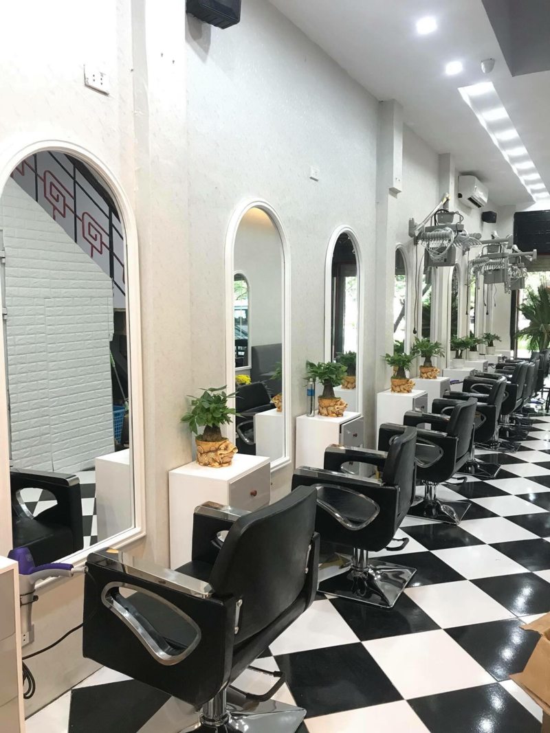 Hình ảnh thiết kế thi công salon tóc đẹp 13