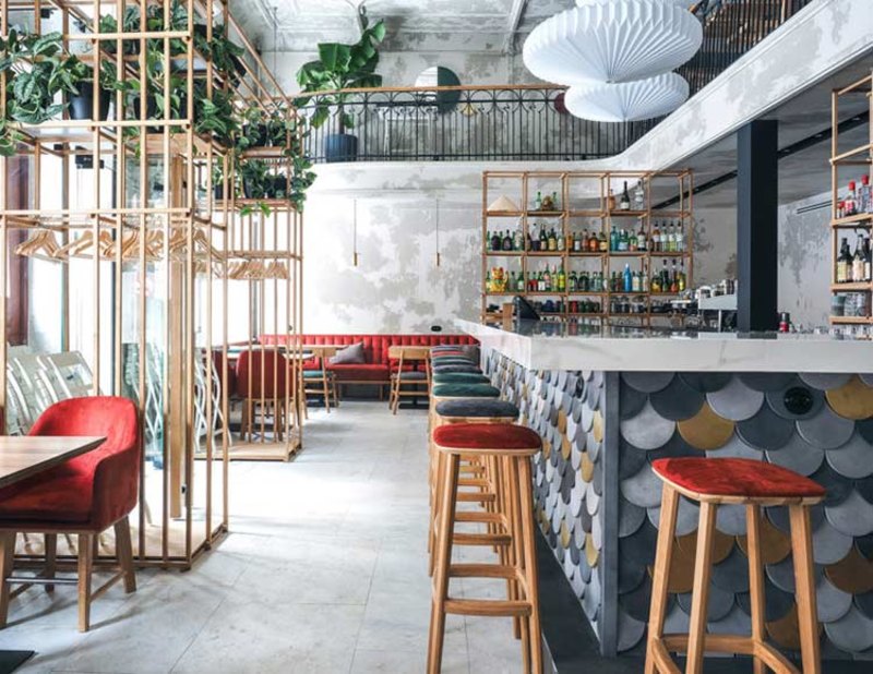 Ý tưởng thiết kế quán cafe đẹp độc đáo mới lạ 4