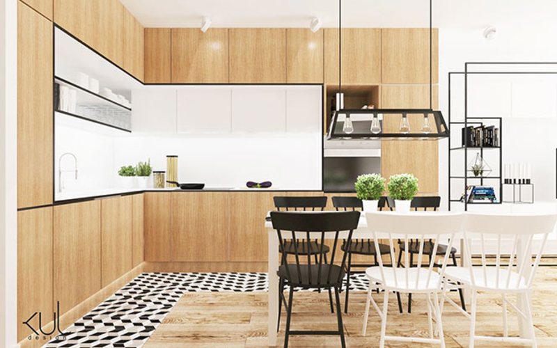Thiết kế nội thất nhà bệp đẹp chuyên nghiệp tại Bình Dương 10