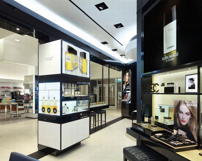 Ý tưởng thiết kế nội thất showrrom mỹ phẫm nước hoa Chanel ấn tương 4