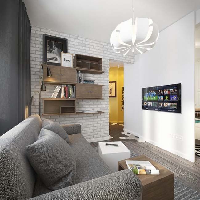 Ý tưởng thiết kế thi công nội thất căn hộ nhỏ đẹp 2