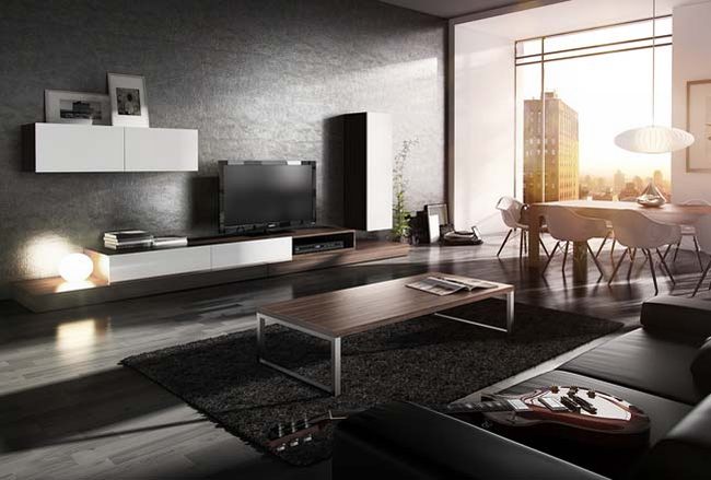 Ý tưởng thiết kế phòng khách đẹp dành cho căn hộ chung cư 11
