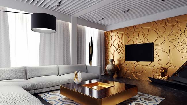 Ý tưởng thiết kế phòng khách đẹp dành cho căn hộ chung cư 29
