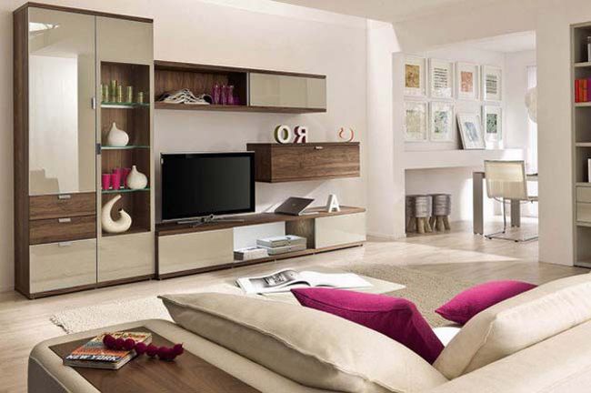 Ý tưởng thiết kế kệ tủ hiện đại cho phòng khách đẹp 10