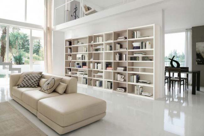 Ý tưởng thiết kế kệ tủ hiện đại cho phòng khách đẹp 7