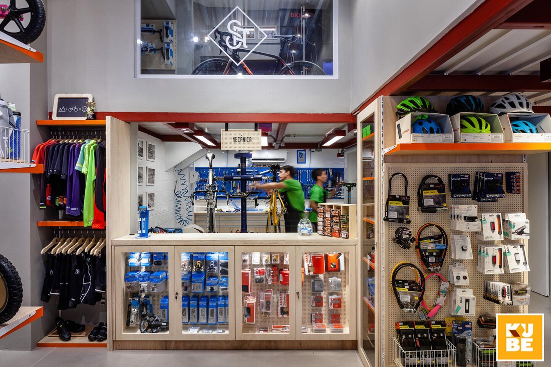 Thiết kế nội thất showroom trưng bày xe đạp 4